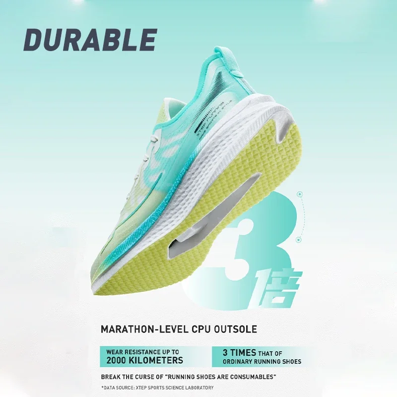 

Xtep 2000KM Running Shoes Men Shock Absorption TPU Support Professional Sport Shoes Lightweight Comfortable Sneaker 877319110044