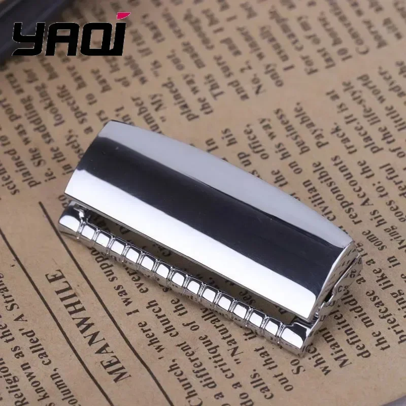 YAQI 싱글 엣지 크롬 컬러 안전 면도기 헤드 - 1.20mm 블레이드 간격