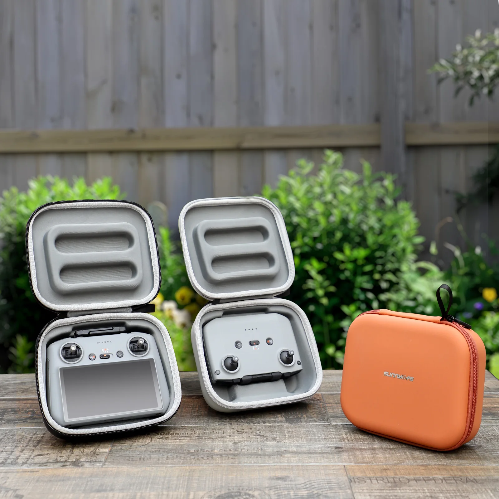 Étui de transport pour drone, protection robuste, orange/gris/noir