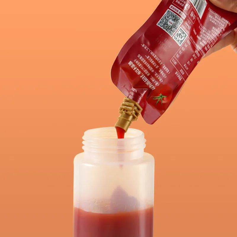 Large Squeeze Condiment Bottles with Nozzles Ketchup BBQ Sauces Olive Oil Bottle Dispenser Squeeze Sauce Bottle Kitchen Gadget