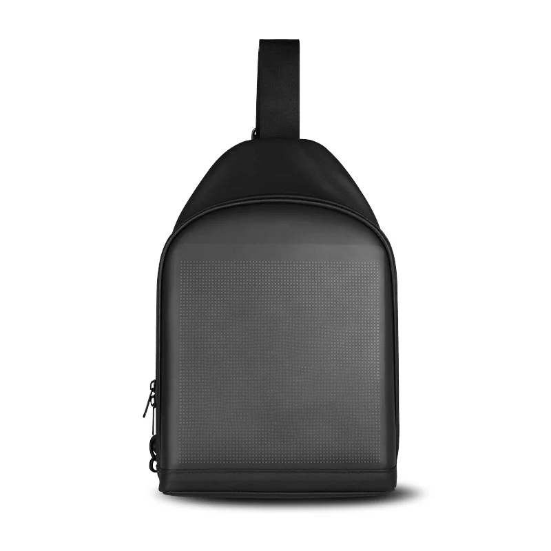 LED Chest Bag Smart LED Screen Dynamic Patterns Waterproof APP Control Advertising Crossbody Bag Christmas Gift