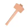 Woodworking Mallet 12'' Small Portable Woodworking Tool Manual Ice Hammer Mallet for Woodworking Leather Work DIY Wood Carving 4