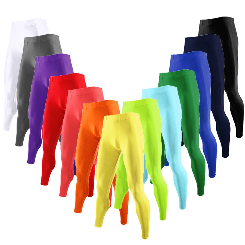 Winter Spring Men Sports Leggings GYM Pants Basketball Football Soccer Fitness Exercise Hiking