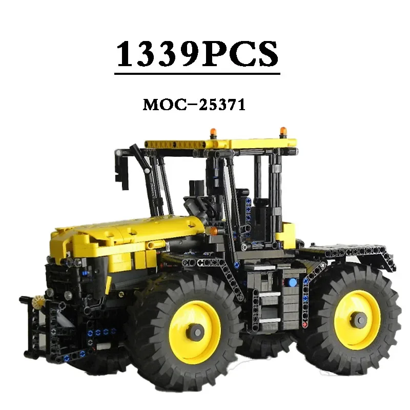 Фототрактор с пультом дистанционного управления, модель 1339 строительных блоков серии 4000er, модель трактора, игрушка, подарок на день рождения и Рождество