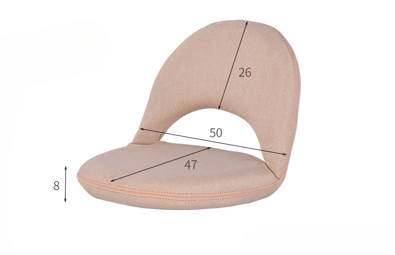Recliner with Backrest Bay Window Backrest Bedside Nursing Chair Single-Person Lounge Chair Foldable Tatami Mat