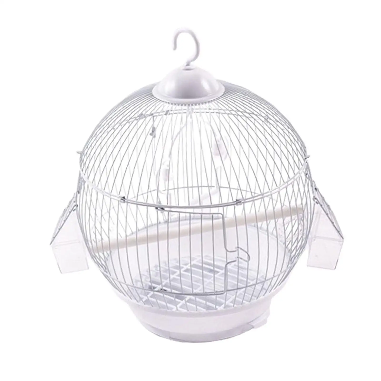 Hanging Cage Hanging Hook Metal Birdcage for African Grey Parrot Lovebirds