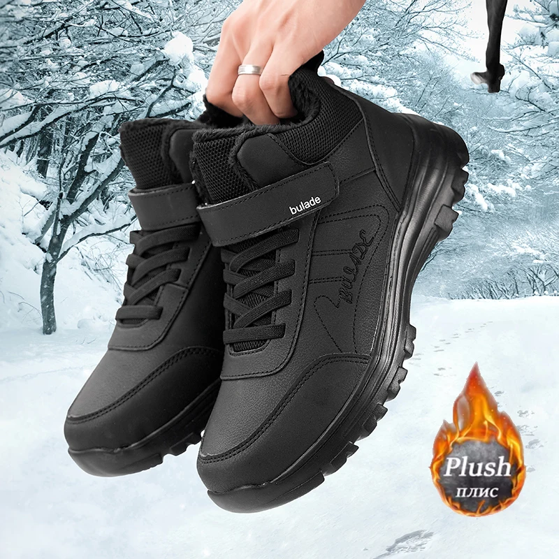 ELUVA 2025 Botas de nieve para hombre Botas de invierno impermeables ...