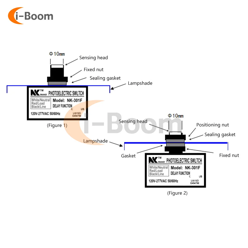 NK-301F AC110V 220V 광 센서 스위치 자동 조명 시스템 용 유도 스위치 모듈 광 스위치