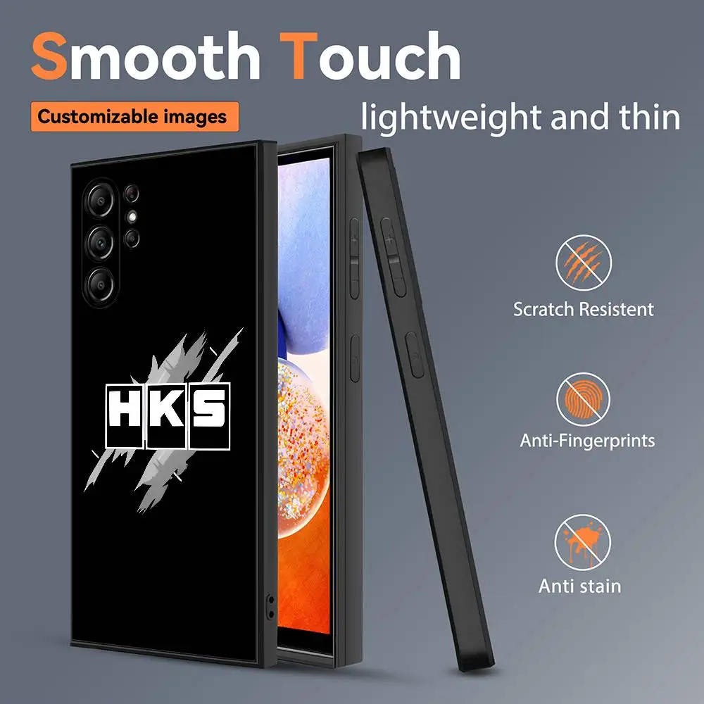Elegant Frosted Shockproof Phone Case - Fashion Car H-HKS-S Collection