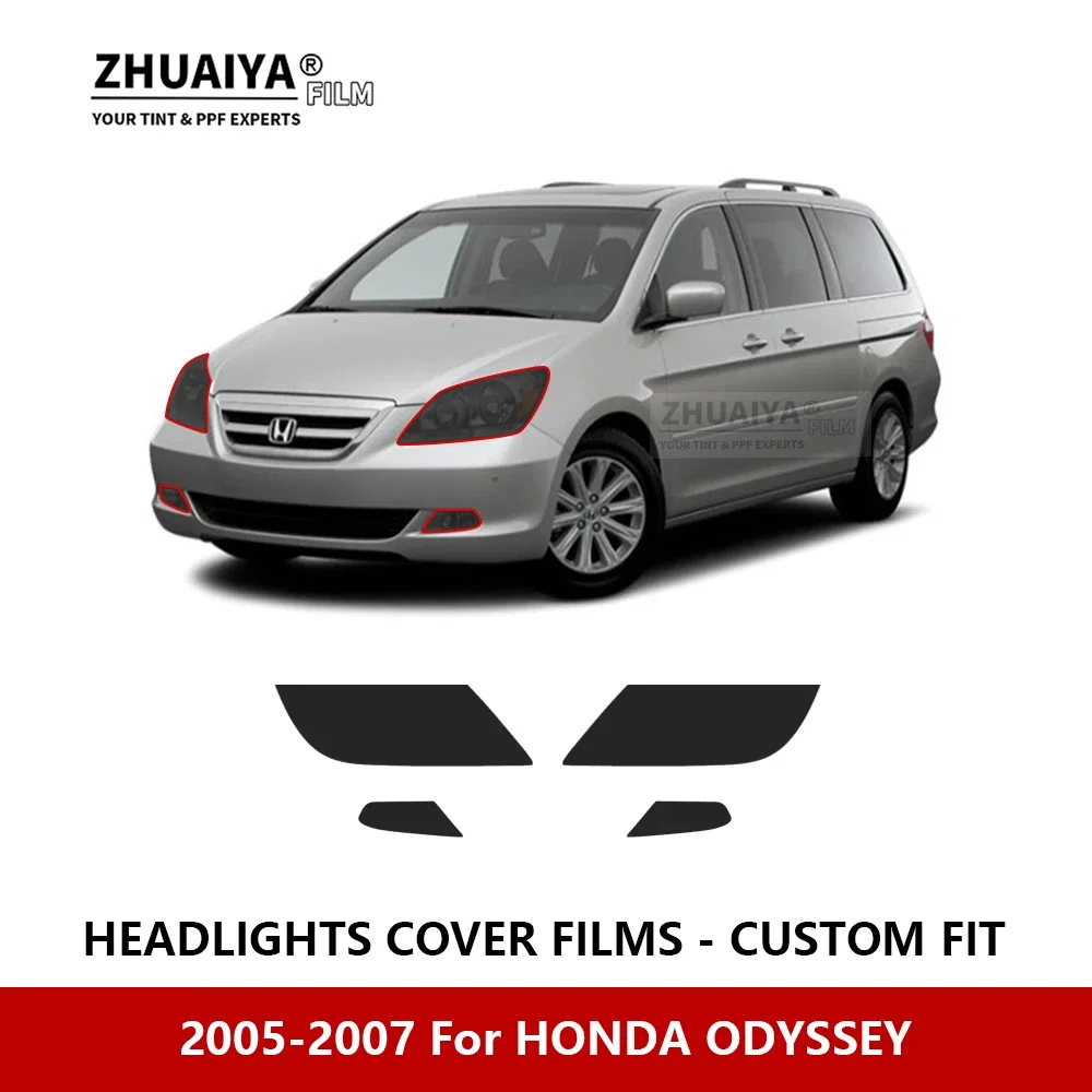 

For HONDA ODYSSEY 2005-2007 Car Exterior Headlight Anti-scratch PPF precut Protective film Repair film Car stickers Accessories