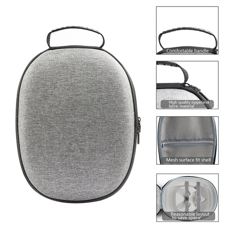 

Сумка для хранения гарнитуры для Quest 3 дорожный чехол для переноски гарнитуры, жесткий портативный защитный ящик