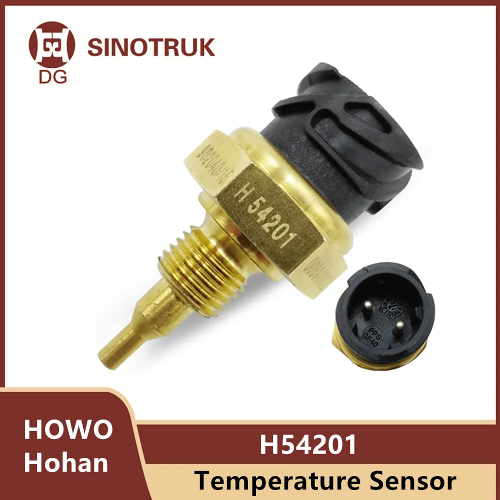 Фото Датчик температуры H54201 для Sinotruk HOWO T7H Hohan N7G Voith, гидравлический замедлитель, температура воды, температура масла №1