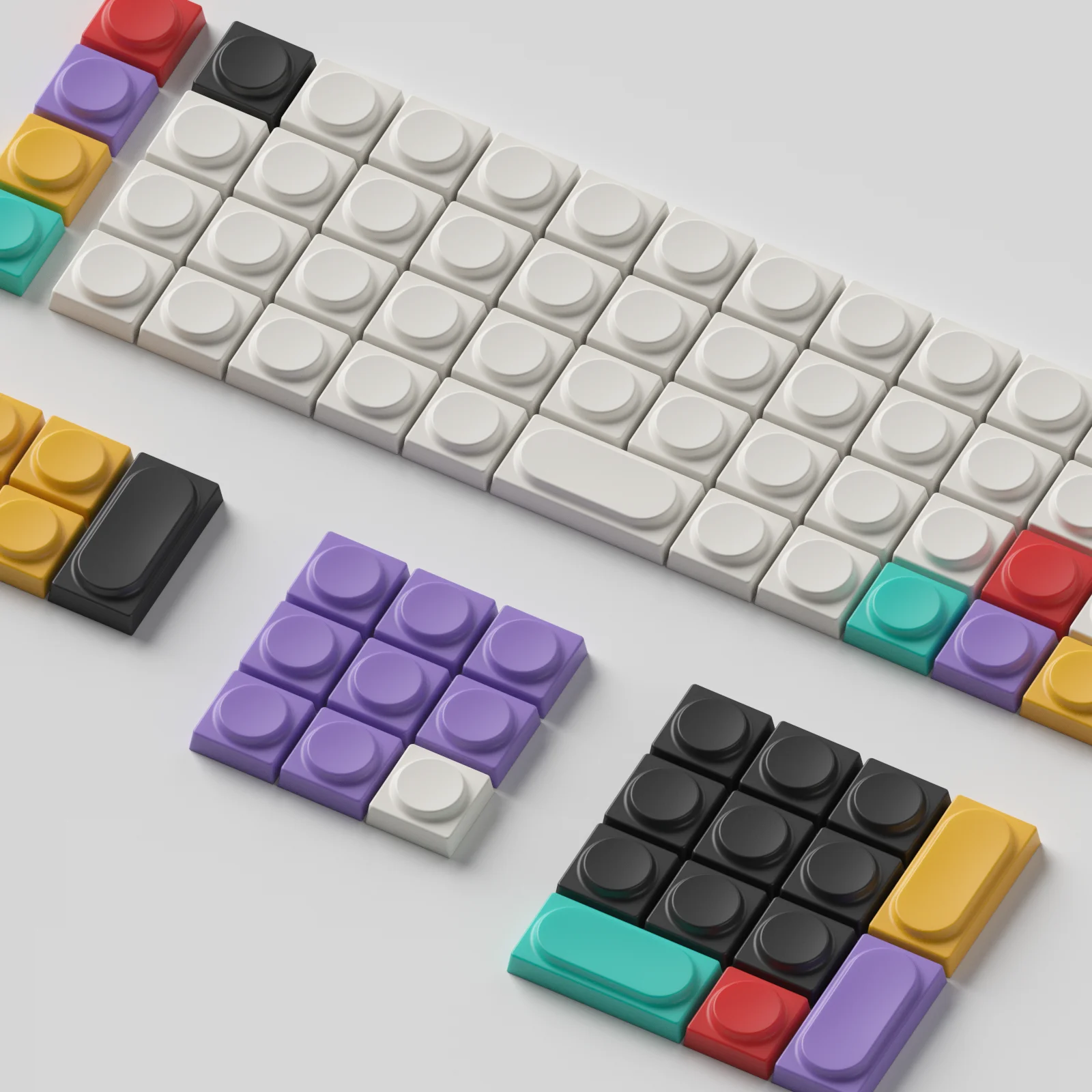Prazo-studio Doys Teclado pc Keycaps Faça Você Mesmo Mecânica Transparente Interruptores mx - Imagem 5
