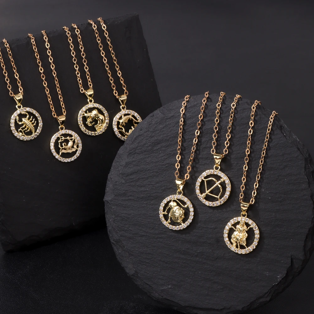 ペガサス 12星座 ペンダント 12星座ネックレス レディース アクセサリー 星座 ペンダント