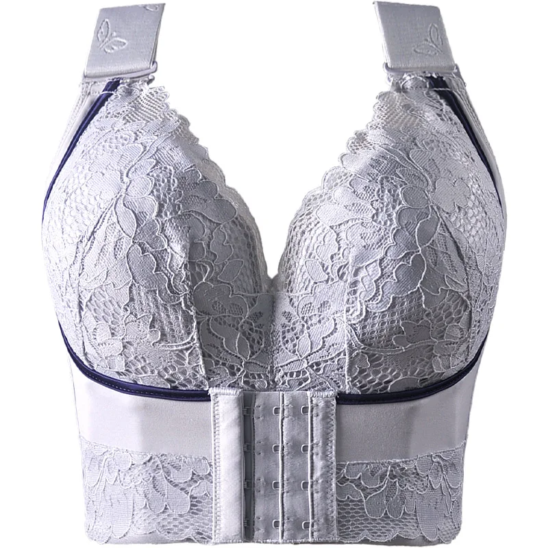 Lace Long Line Bras for Women Wire Free Padded Lingerie Sexy Underwear Plus  Size Corset Brassiere - AliExpress