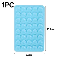 Multifunctional Double - sided Silicone Suction Phone Stand - Detachable & Hands - free (Blue)