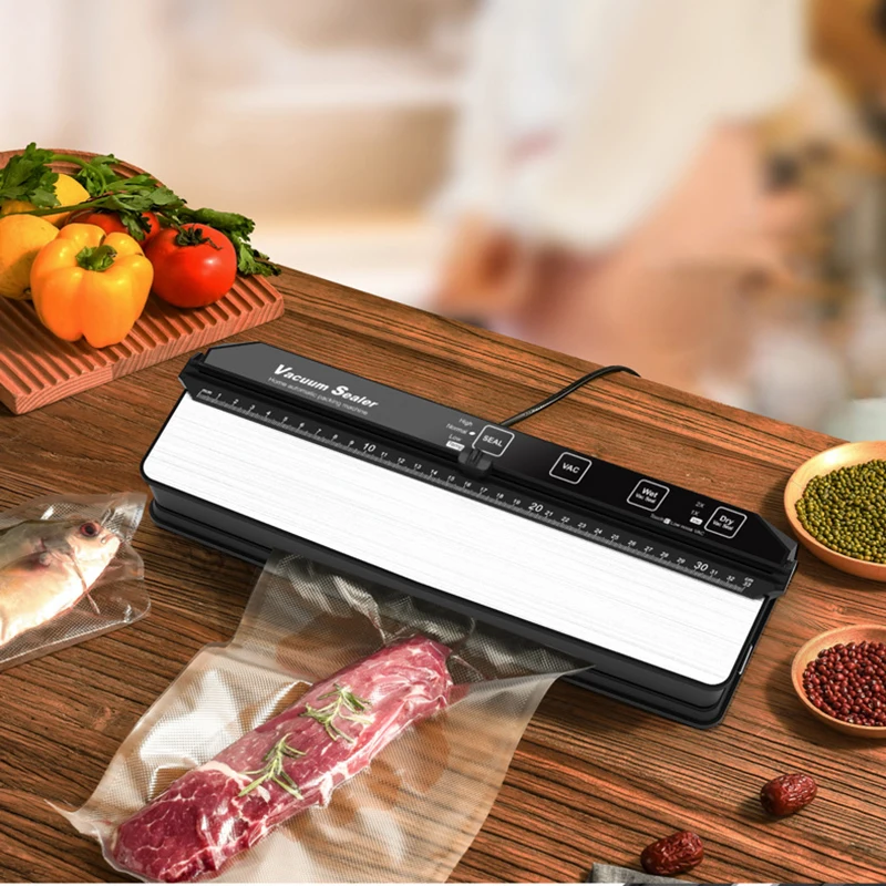 Dual Pump 70KPA Food Vacuum Sealer with Cutter Kitchen Food Saver Sous
