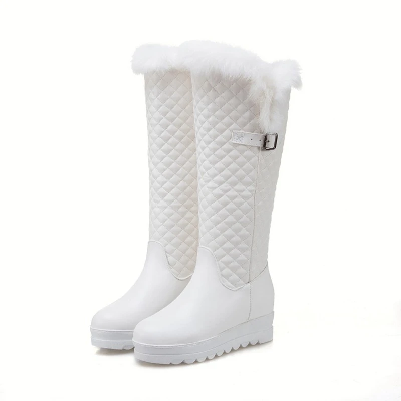 

Women Boots Winter Fashion Platform Boots Girls Warm Plush Mid-calf Snow Boots Punk Shoes Botas De Mujer Boots Snow New 2022