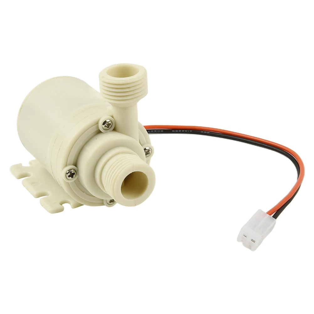 

Brass Coupler Pump Low Noise 12V 8L/Min(2.1GPM) DC Brushless Motor High Precision Hot/Cooling Water Circulation