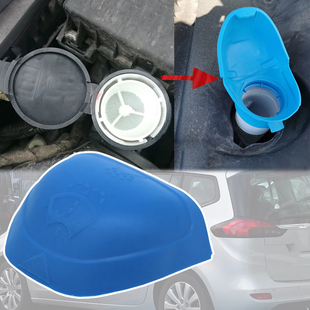 Tappo Di Riempimento Dell'Imbuto Del Serbatoio Dello Screenwash Della Bottiglia Della Rondella Del Parabrezza Dell'Auto Per Opel Vauxhall Zafira Toure