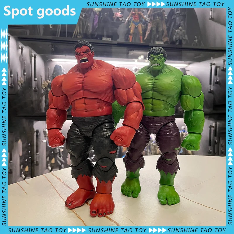Originale Dst Marvel Select Green Hulk Red Hulk Anime Action Figures Collection Model Toys Marvel Legends Hulk Kid Regalo Di Natale
