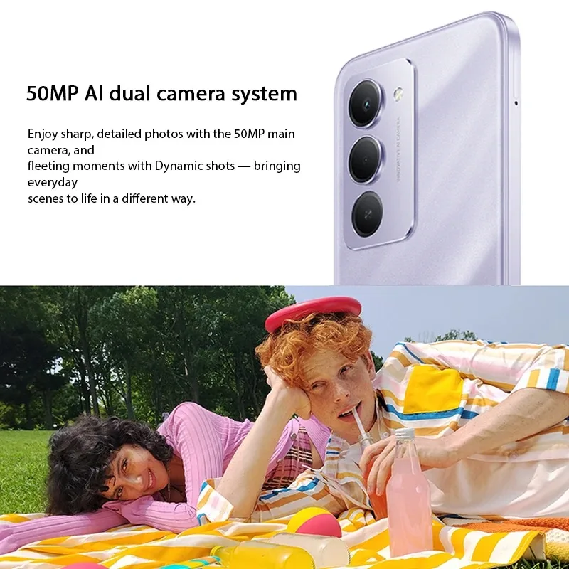 Global Version Redmi 15 Smartphone Snapdragon® 685 50MP 6.9" Up to 144Hz Mobile Platform 33W Fast Charging 7000mAh Battery IP64 view 4