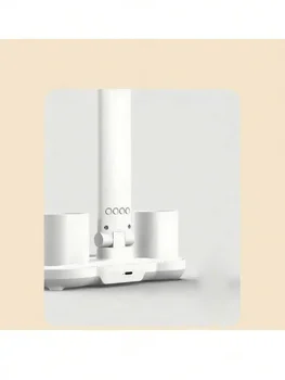 1 Double-Head Pen Holder Desk Lamp, White Light With Three Levels Of Brightness Adjustment, Time Display, USB Plug, Suitable For 5