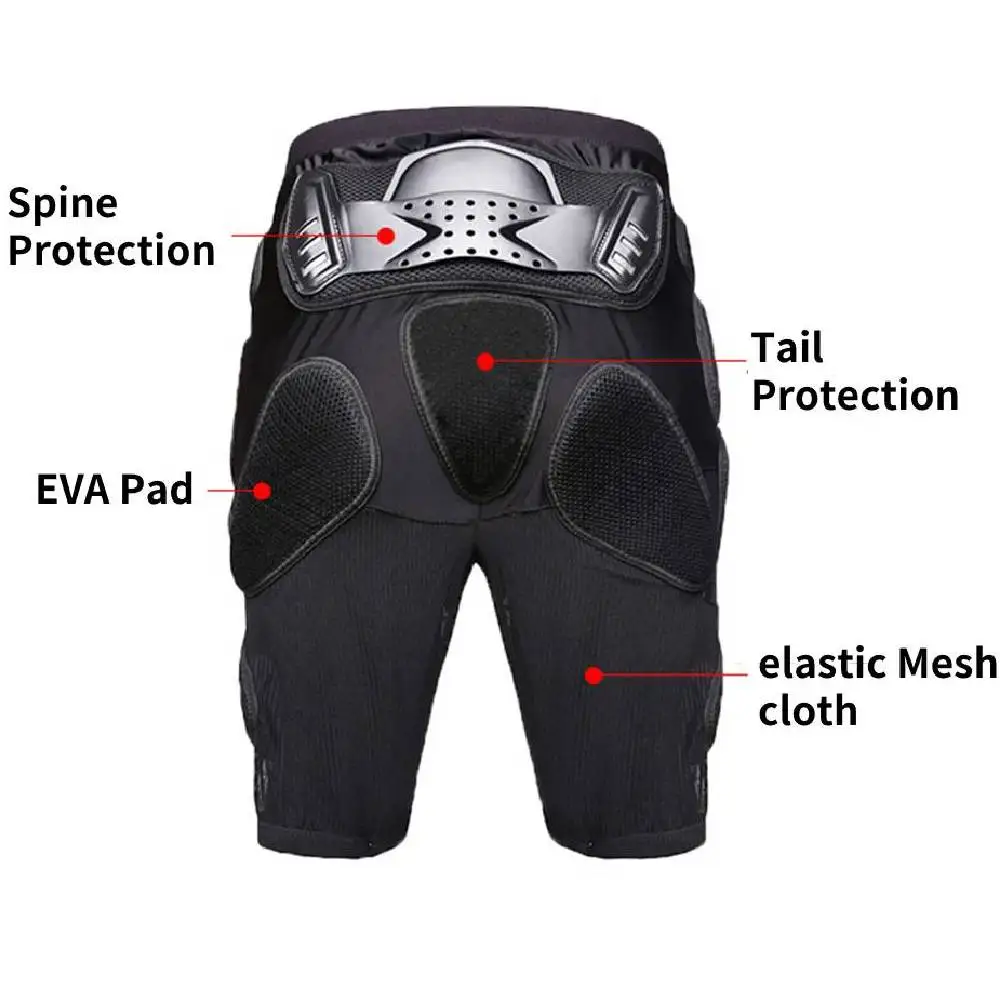 Motorcycle Hip Protection Padded Pants Skiing Hip Pad Shorts Cycling Skating Skateboard Snowboard Armour Shorts Protective Gear