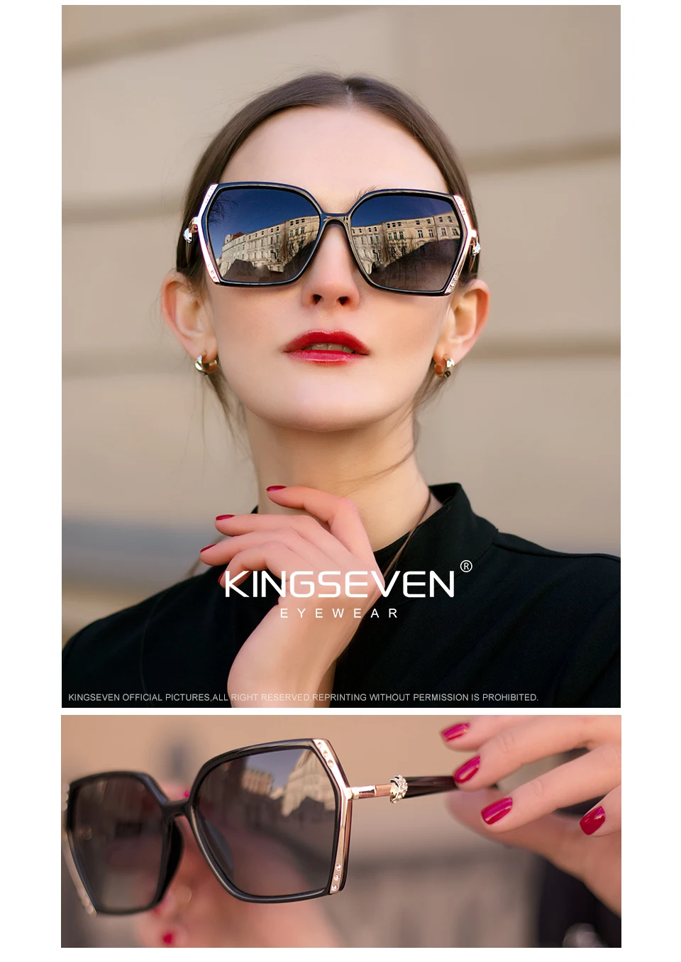 New Designer Latest Women Sunglasses Luxury Gradient Luxury Women