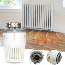 Thermostatic Temperature Control Valve Head M30x1.5 Thermostatic Radiator Valve Replacement Sensor Head 6-28 °c Heating Radiator