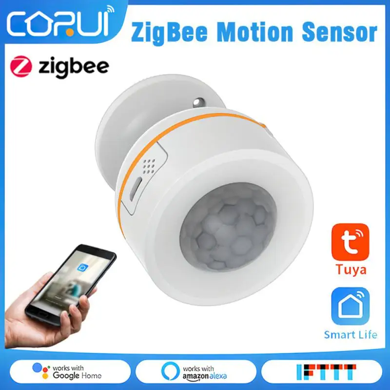 

ZigBee Tuya PIR Motion Sensor USB Human Body Infrared Detector Built-in Temperature Humidity Sensor Wireless Passive T&H Linkage