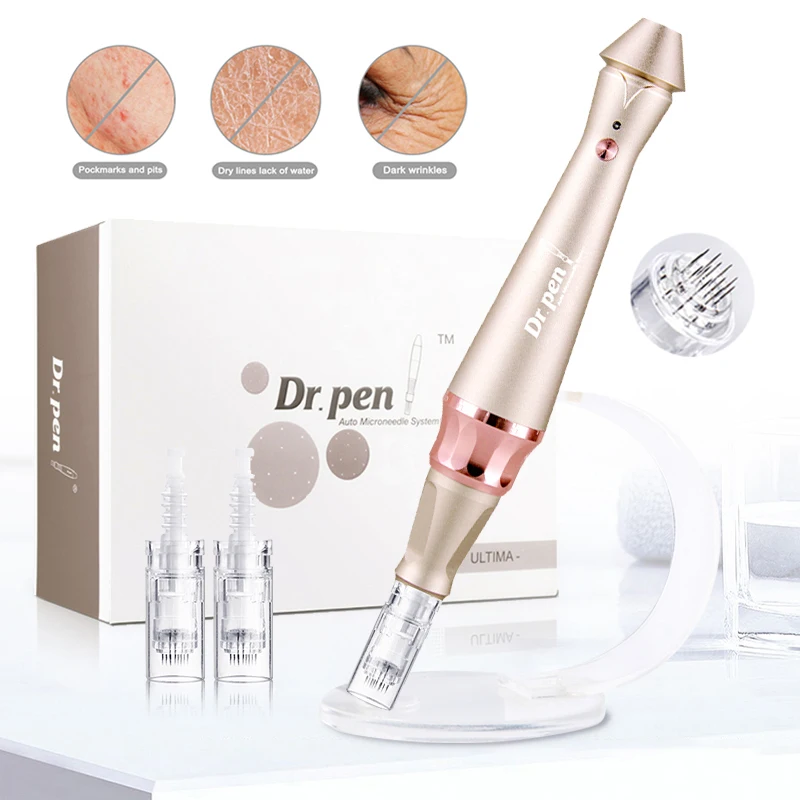 Store Dr. Pen E30 Ultima Electric Wireless Micro Skin Pen with 12 Replacement Cartridges Skincare Tool SPA Care microneedling derma pen,microneedling needle cartridge,beauty treatment machine