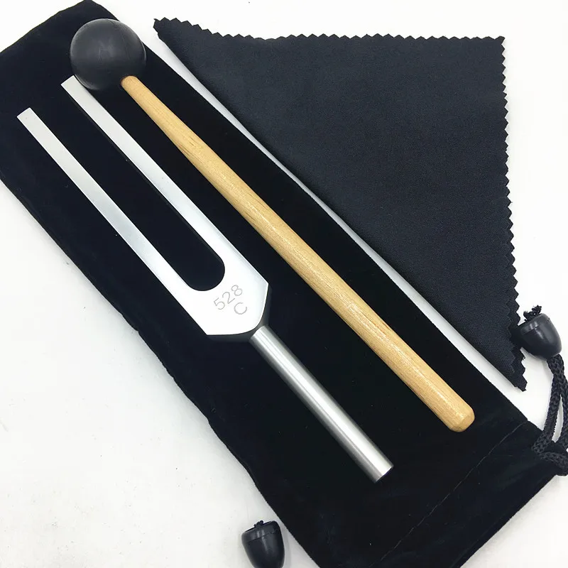 Tuning Fork 528C 528HZ Tuner with Mallet Set for DNA Repair Healing Nervous System Testing Tuning Fork Health Care