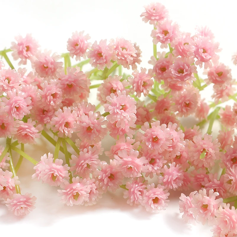 1 pezzo/3 pezzi/5 pezzi Fiori artificiali di Gypsophila bianchi, mazzi