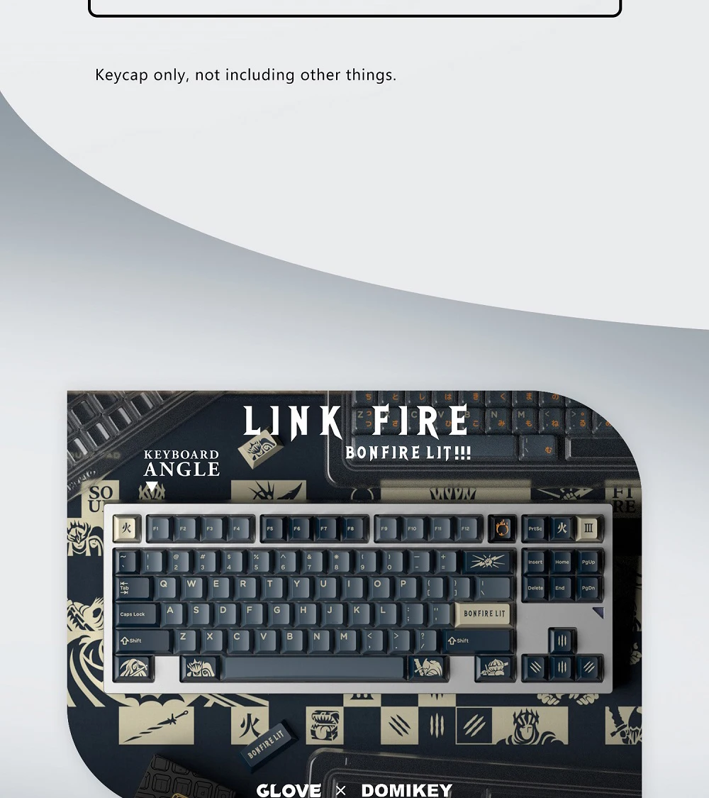 doubleshot keycap para mx stem teclado poker