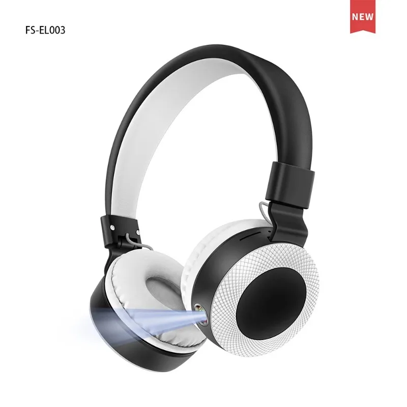 

5.3 Wireless Bluetooth Earphones Super Bass Noise Reduction Headphones Waterproof Flashing Light for Night Running headset