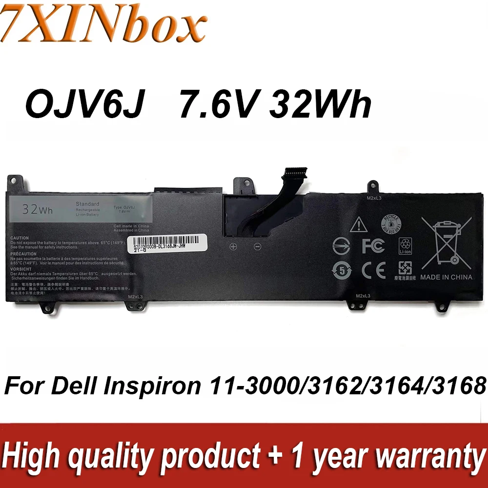 

Аккумулятор для ноутбука DELL Inspiron 11-7,6 11-3000 11-3162 11-3164 11-3168 серии P24T001