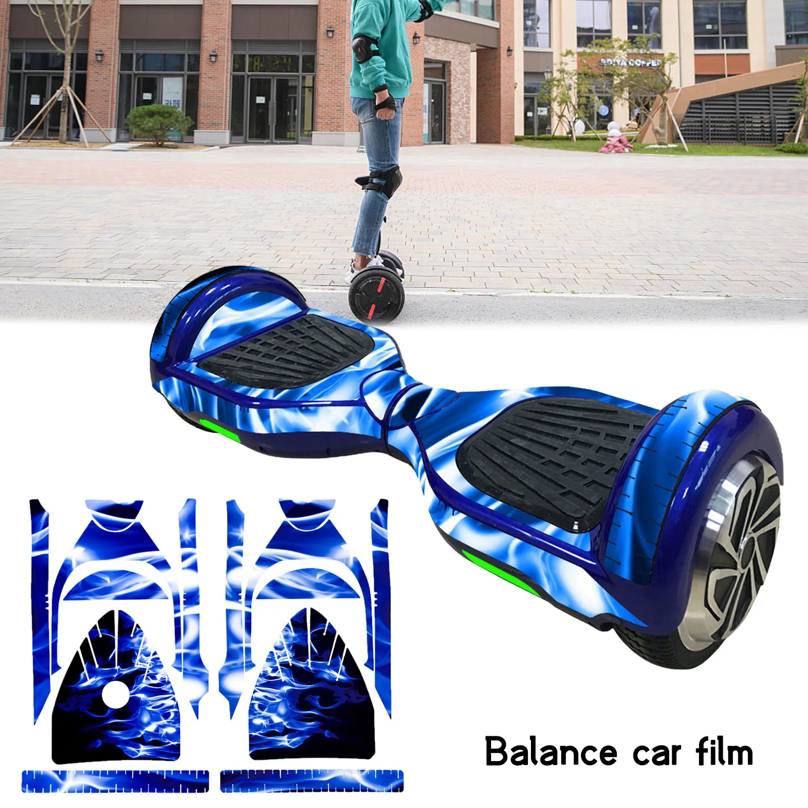 6.5 Inch Electric Scooter Drift Self Balancing Stickers Standing Scooter Hoverboard Hover Board Balance Wheel Skateboard Sticker