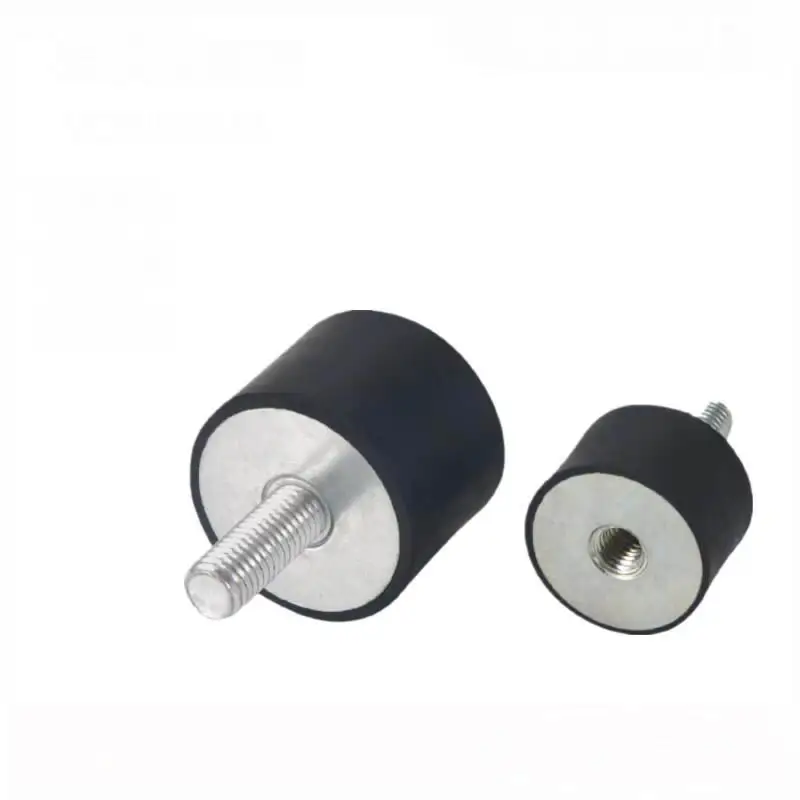 Rubber Shock Absorber Cushion with Anti-Slip Isolation and Dual-Thread Design