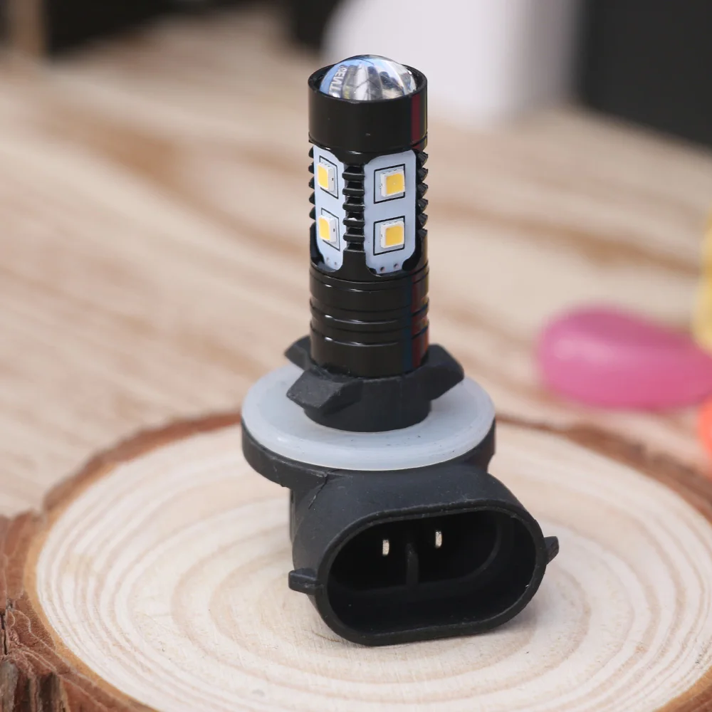 

2pcs 50W 881 6000K Super White High Power LED Fog Driving Lights Bulbs Anti-Fog Lamp Car Lighting