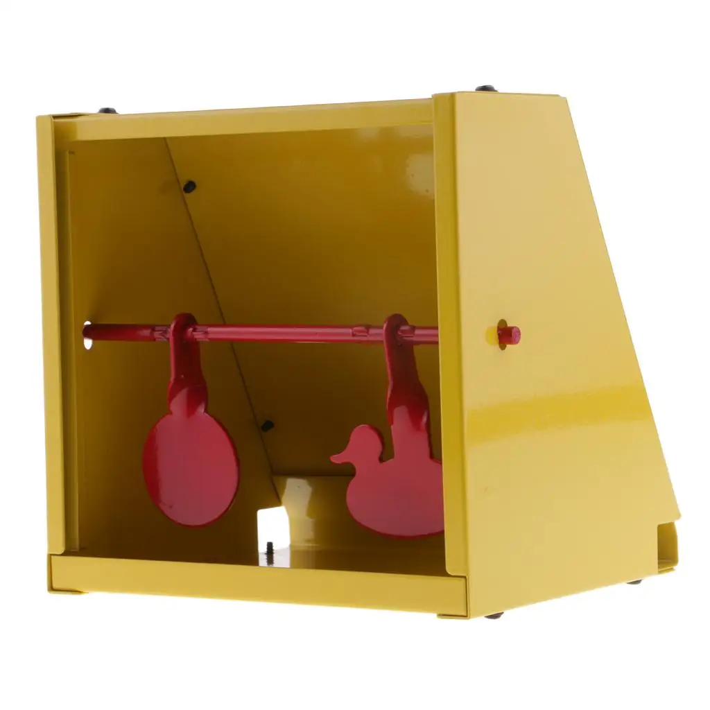Cible métallique à réinitialisation automatique pour entraînement de tir extérieur avec pellets