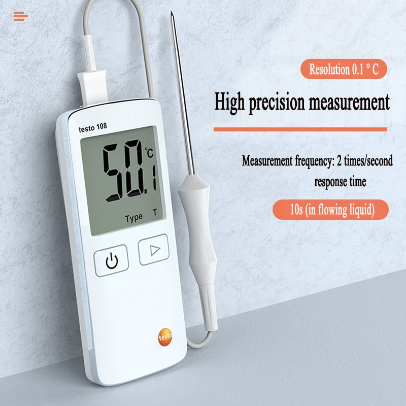 テストー 防水型中心温度計 testo 108 : テストー 防水型中心温度計 testo 108 : 産業・研究開発用品