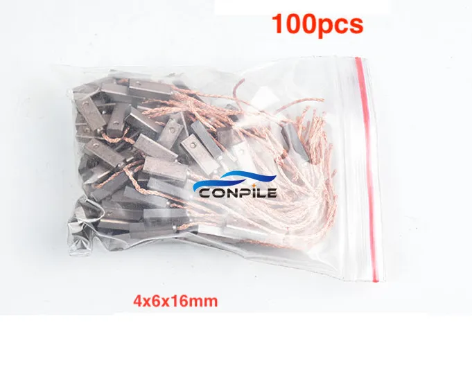Car Generator Carbon Brush Car Generator Accessories 100pcs Bosch BMW Volkswagen Audi Changan Geely Ford Volvo Generator Carbon Brushes