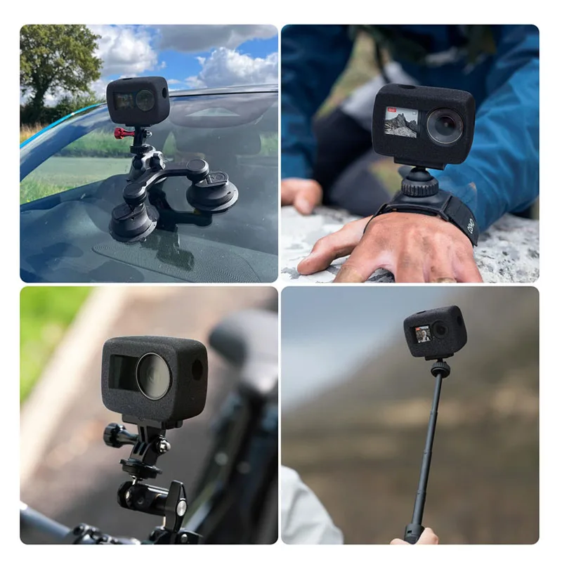 Windslayer Cover for Action Camera - Windproof Noise Reduction Sponge Foam Case
