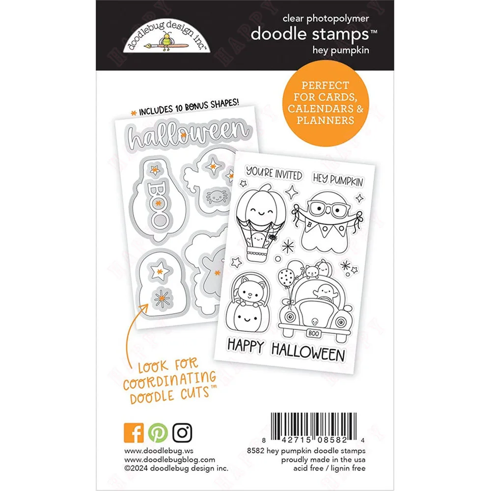ORIGACH Camomilla - Set di timbri e fustelle trasparenti per realizzare biglietti e timbri per fai da te, scrapbooking, album decorativi