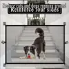 Valla plegable para perros, red de aislamiento para mascotas, puerta mágica para mascotas