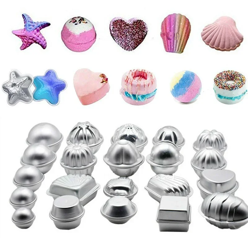 Multi-purpose Bath Bomb Molds Salt Ball Mould Cake Mold Pudding Mold DIY Cake Tool Kitchen Gadget 2pcs