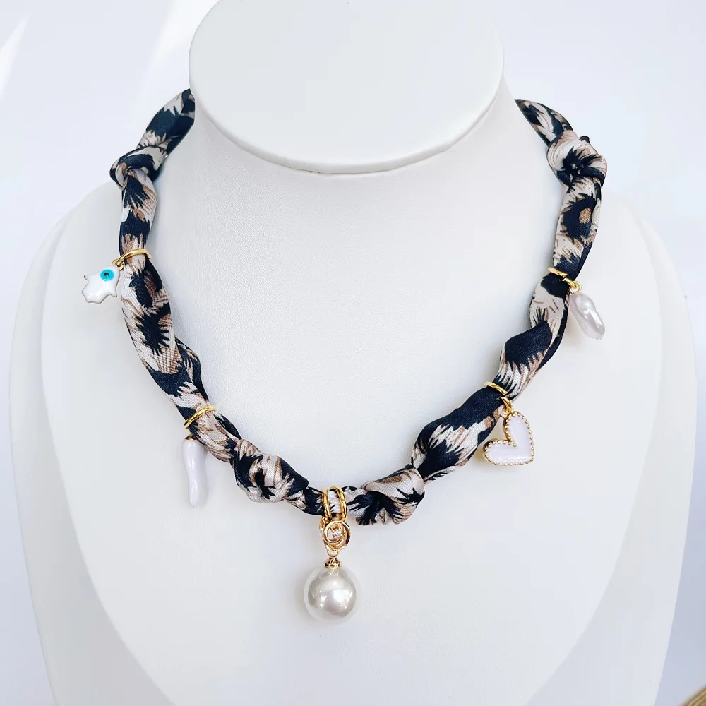 PlatiNum Bandana Necklace - Worn