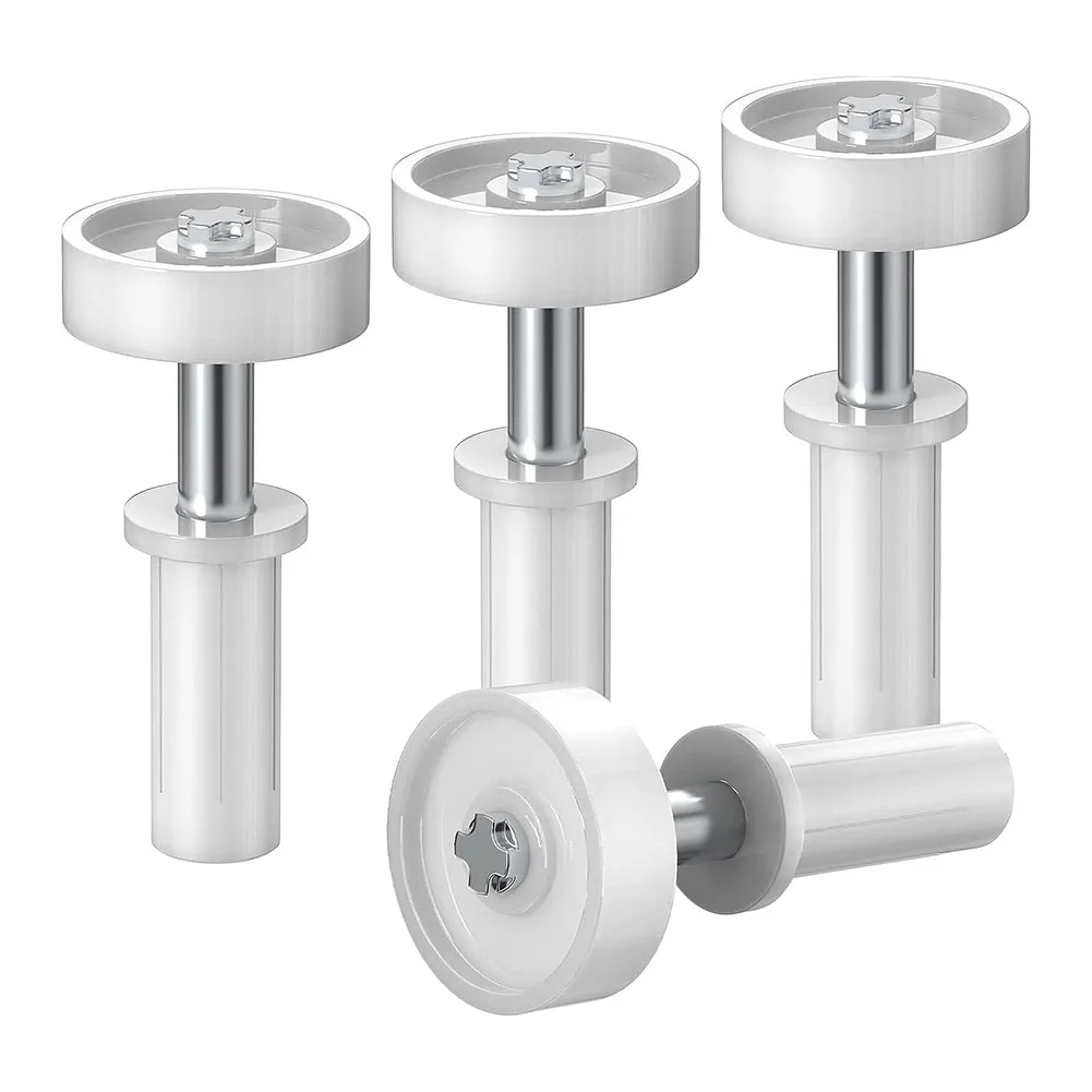 4Pcsd Bifold Door Top Guide Wheel Kit Riparazione Porta Dell'Armadio Porta Bifold In Plastica Cerniera A Bilico Superiore Per Armadi Pantry Lavanderia