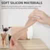Portable Makeup Brushes Organizer Cosmetic Bag Trendy Travel Make Up Brush Holder Makeup Tools Storage Case Silicon Organizers 5